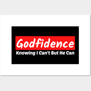 Godfidence - Christian Saying Posters and Art